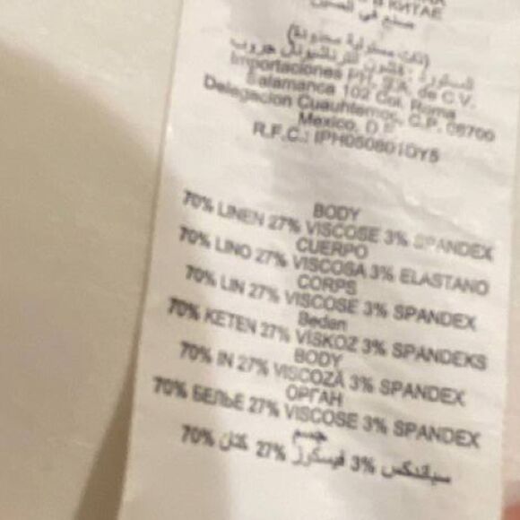 Bebe Women’s Linen Blend Blazer Jacket Sz 10 Ivory Italian Fabric Office Career - Picture 4 of 6